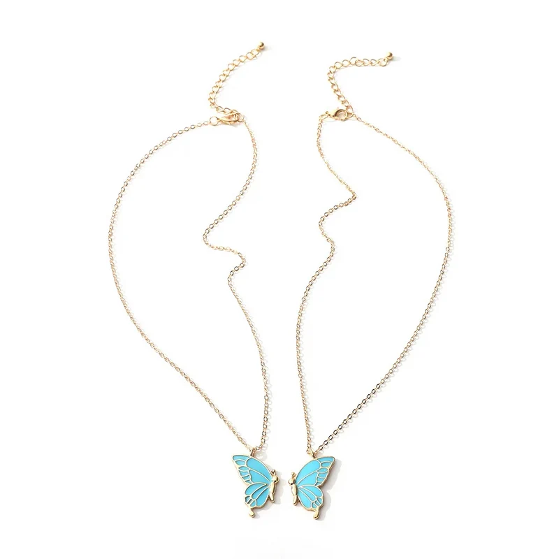 Double Collier Papillon