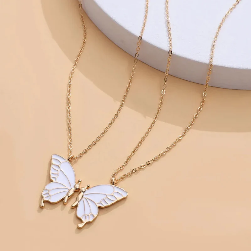 Double Collier Papillon