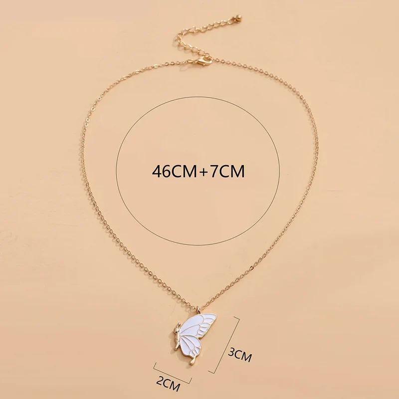Double Collier Papillon