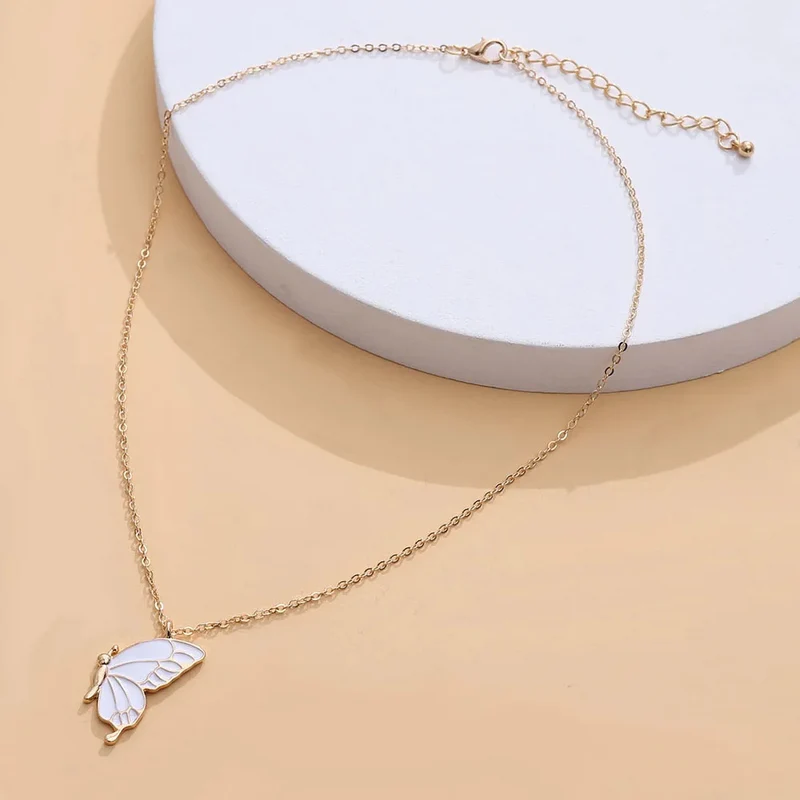 Double Collier Papillon