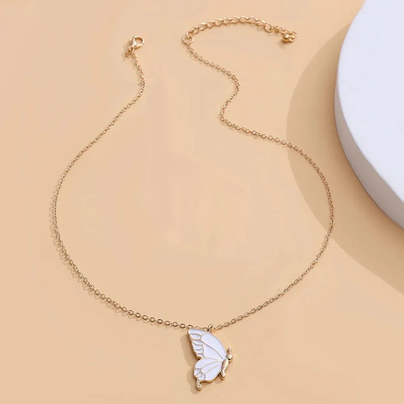 Double Collier Papillon