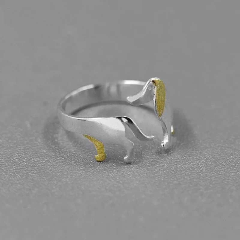 Bague Chien Argent