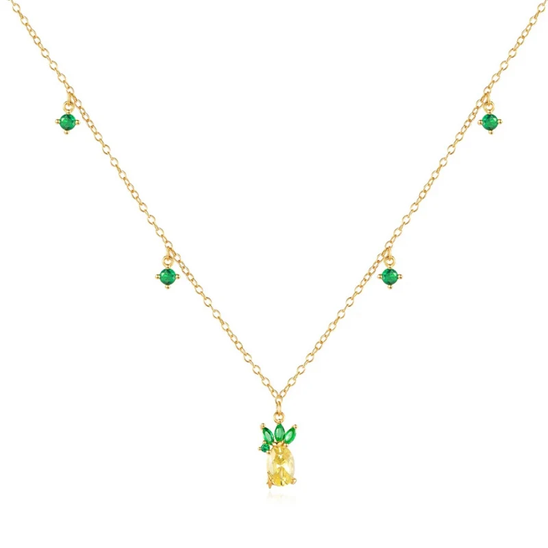 Collier Ananas Femme