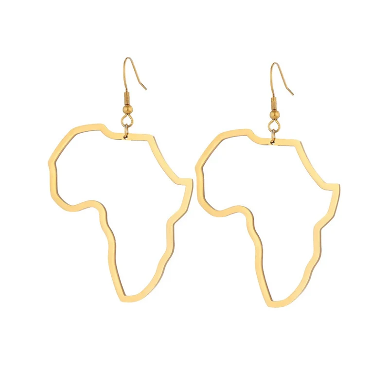 Boucles d'Oreilles Afrique Pendantes
