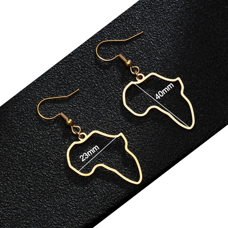Boucles d'Oreilles Afrique Pendantes