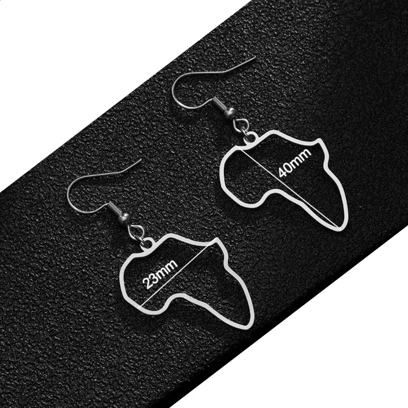 Boucles d'Oreilles Afrique Pendantes