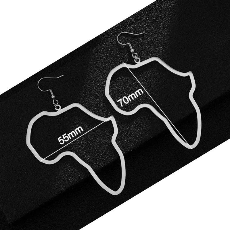 Boucles d'Oreilles Afrique Pendantes