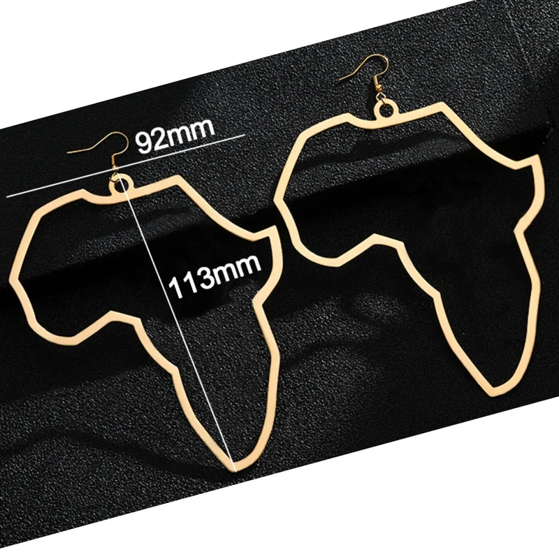 Boucles d'Oreilles Afrique Pendantes