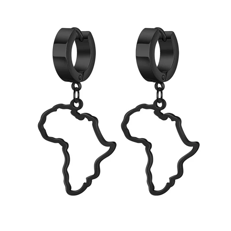 Boucles d'Oreilles breloque Afrique