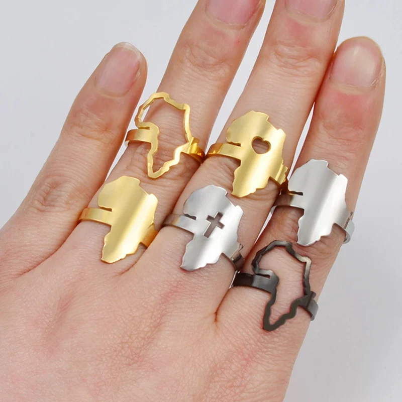Bague Carte Afrique