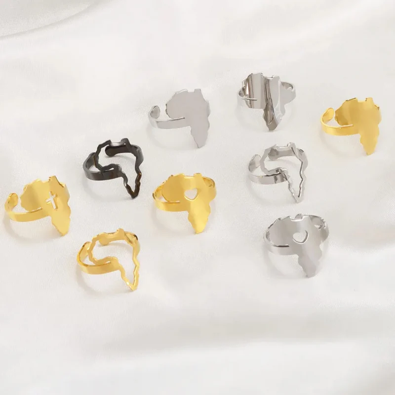 Bague Carte Afrique
