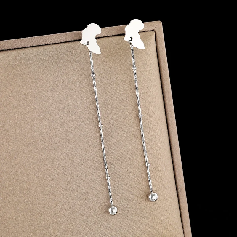 Boucles d'Oreilles Afrique avec Pendants