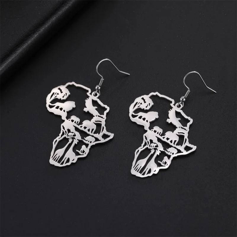 Boucles d'Oreilles Afrique Animaux