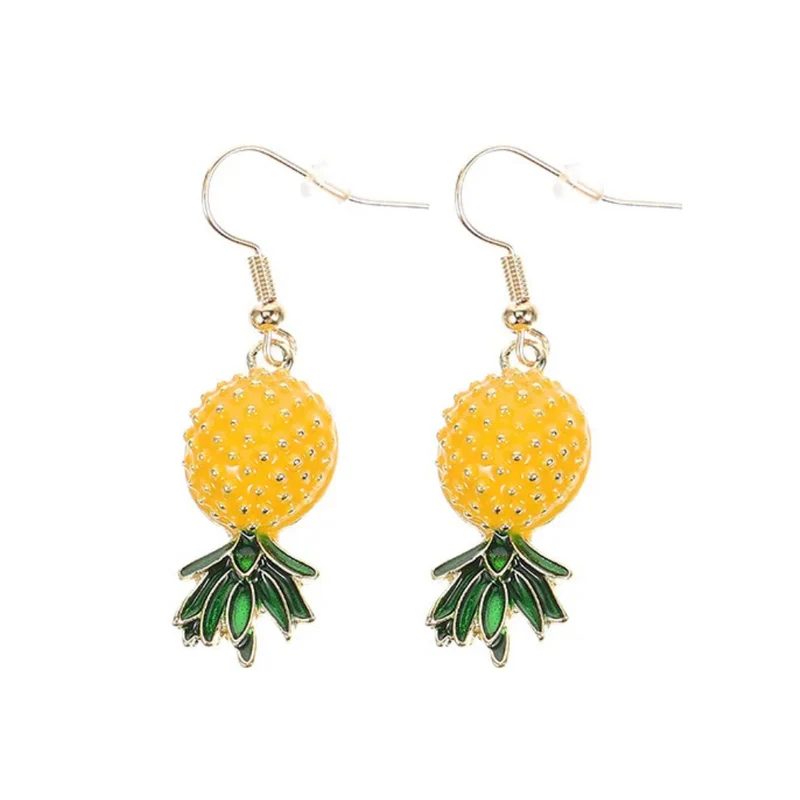 Boucles d'Oreilles Ananas Renversées