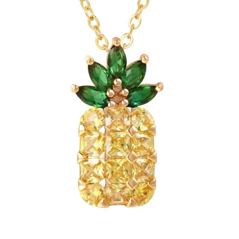 Collier Ananas Long