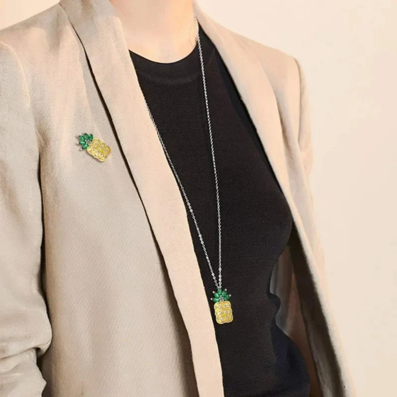 Collier Ananas Long