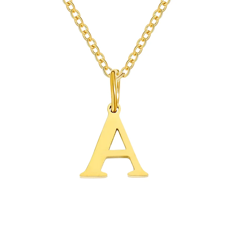 Collier Pendentif Lettre