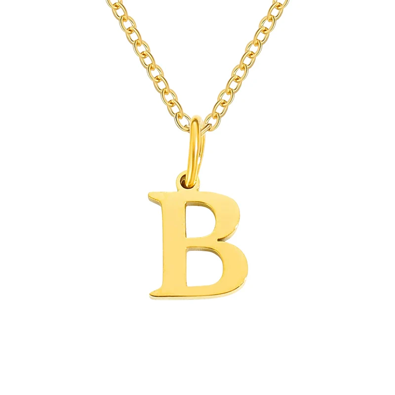 Collier Pendentif Lettre