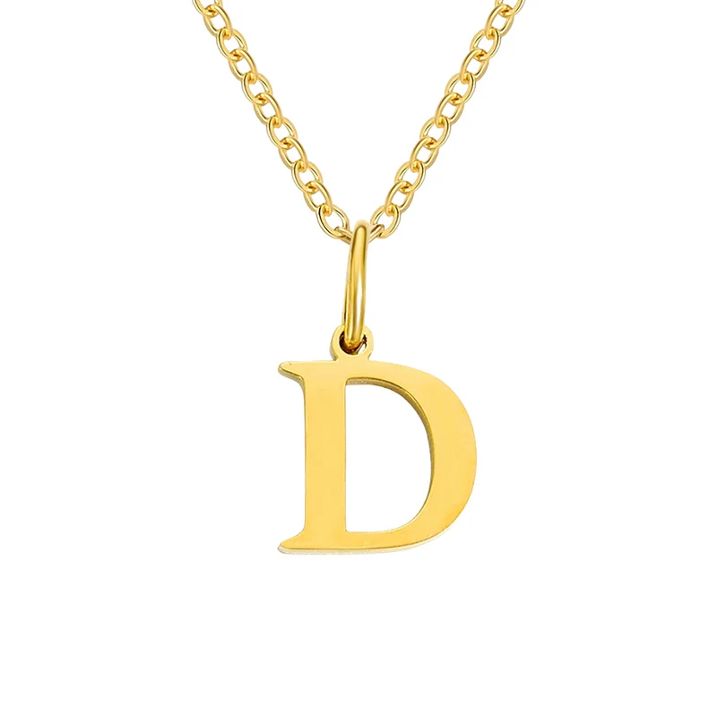 Collier Pendentif Lettre