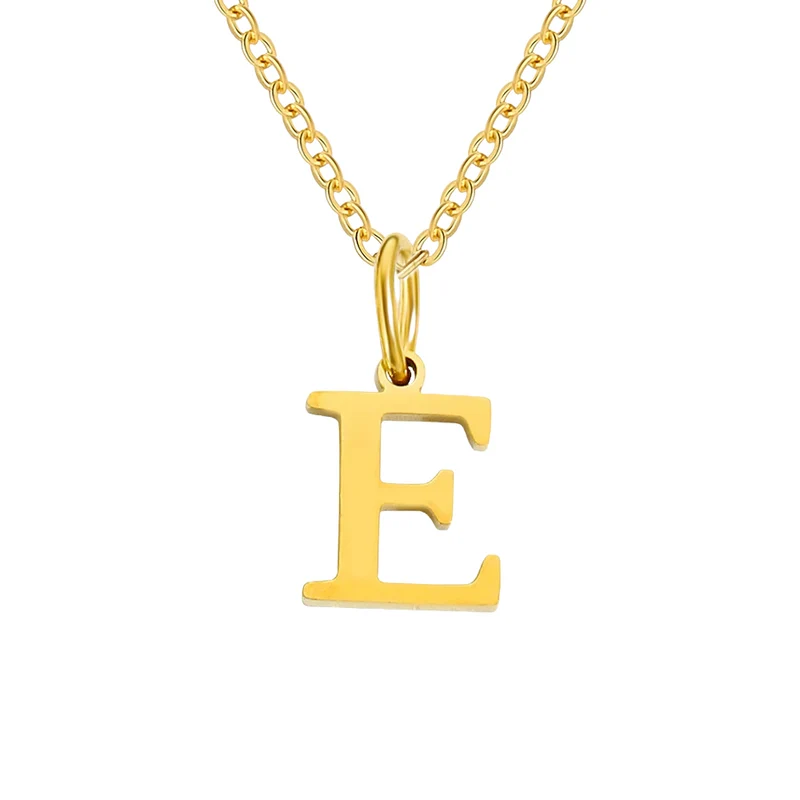 Collier Pendentif Lettre