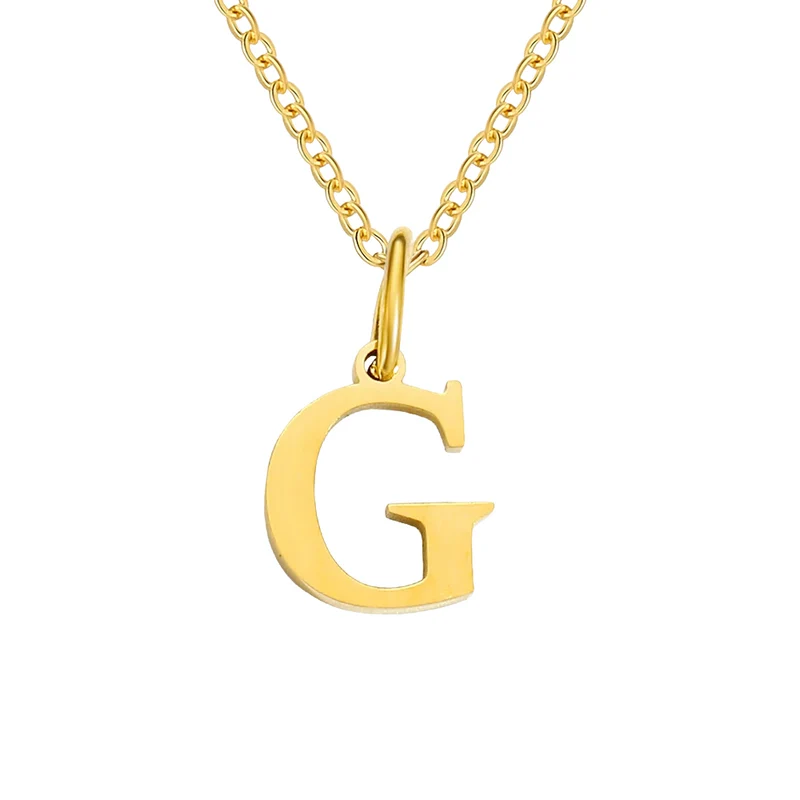 Collier Pendentif Lettre