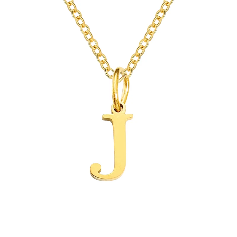 Collier Pendentif Lettre