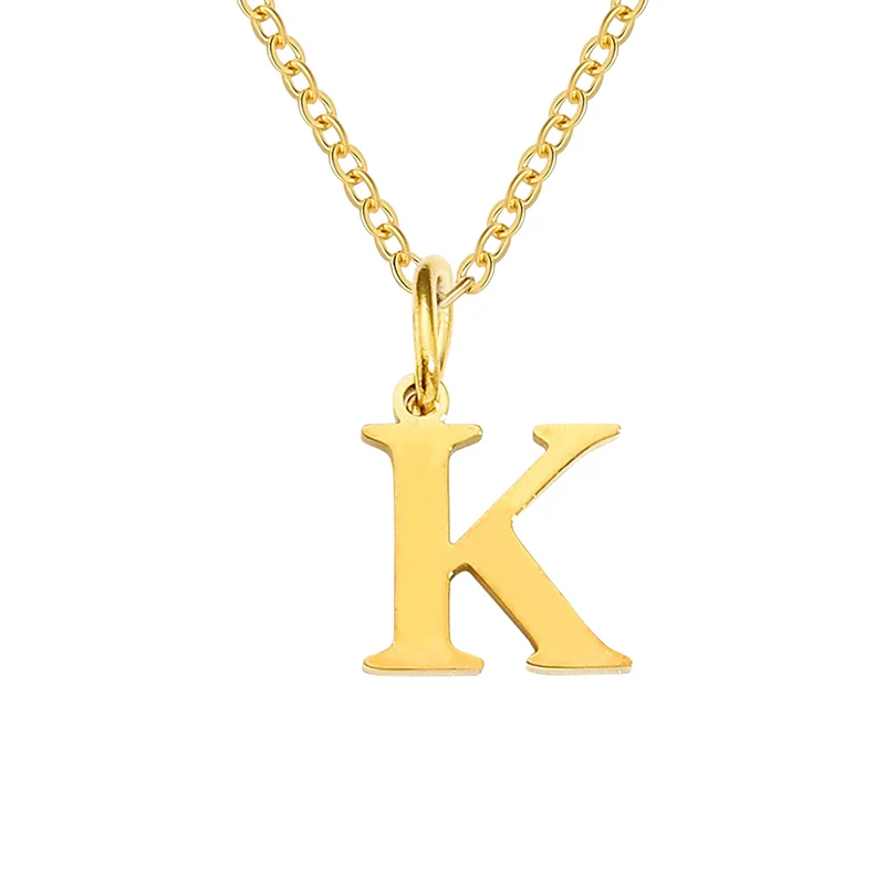 Collier Pendentif Lettre
