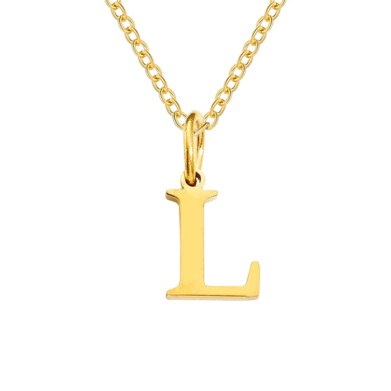 Collier Pendentif Lettre
