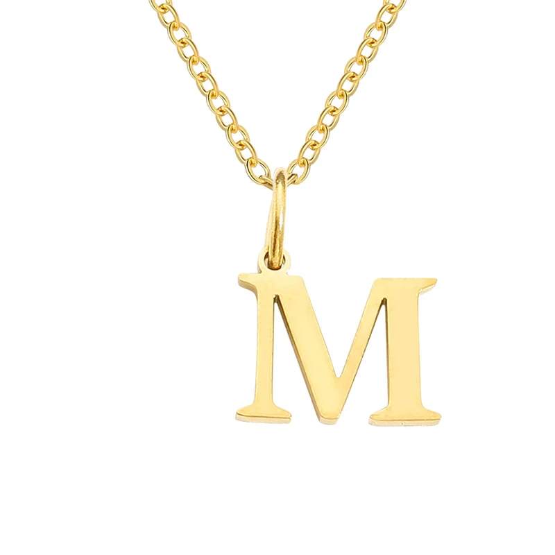 Collier Pendentif Lettre