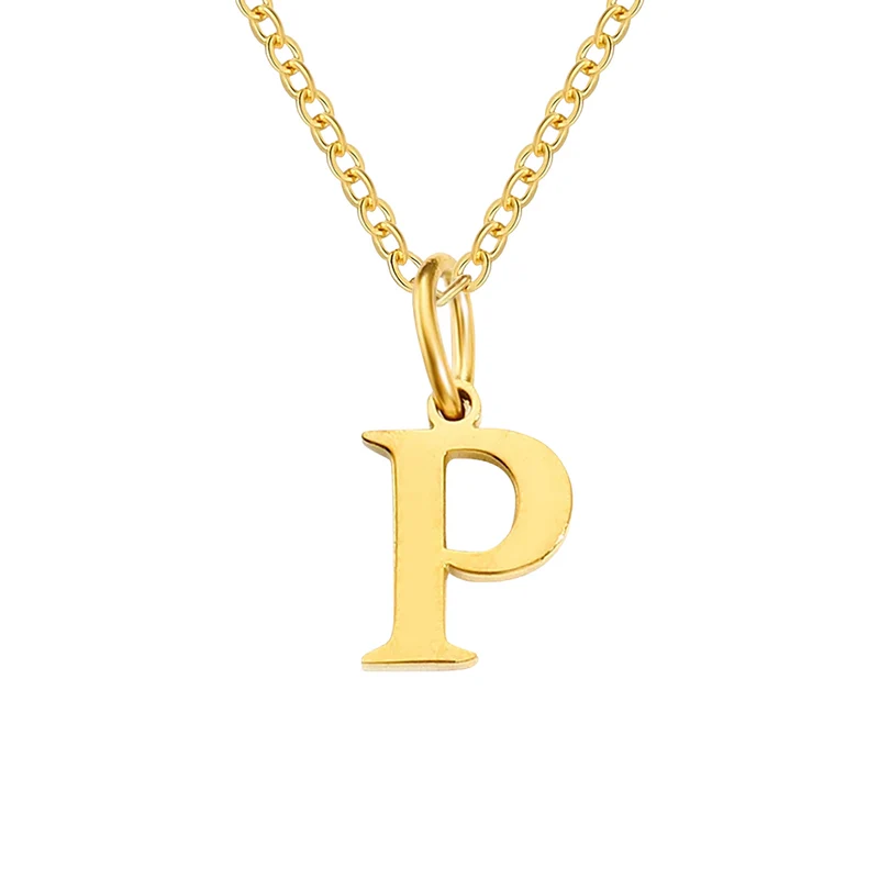 Collier Pendentif Lettre