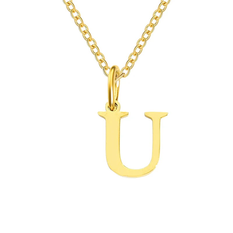 Collier Pendentif Lettre