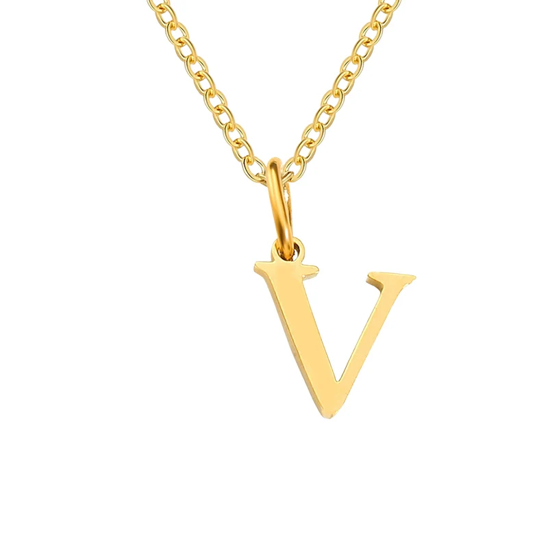 Collier Pendentif Lettre