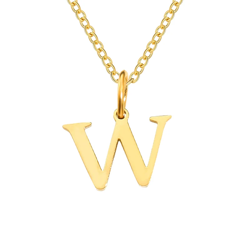 Collier Pendentif Lettre