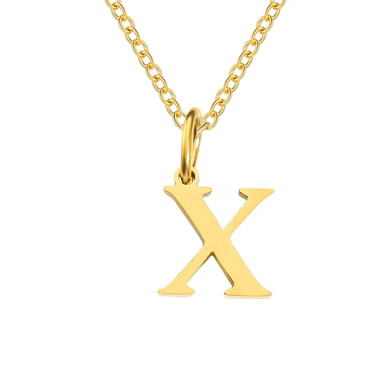 Collier Pendentif Lettre
