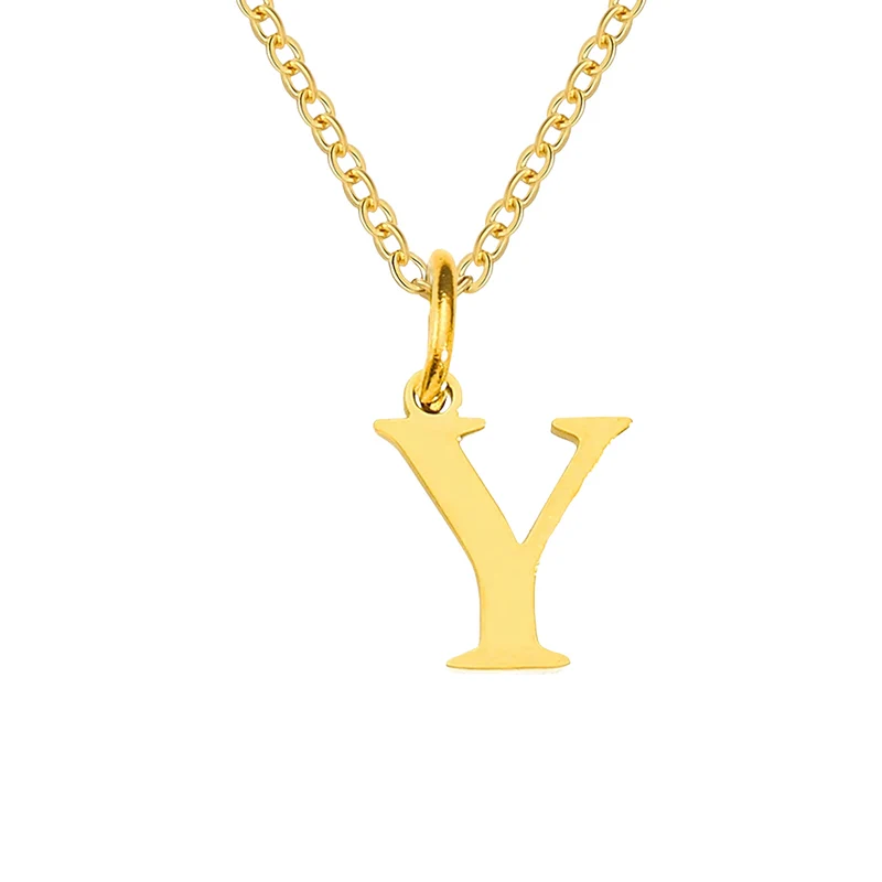 Collier Pendentif Lettre