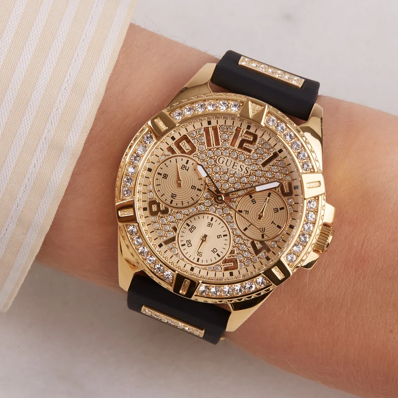 GUESS Lady Frontier Femmes Montre Noir W1160L1