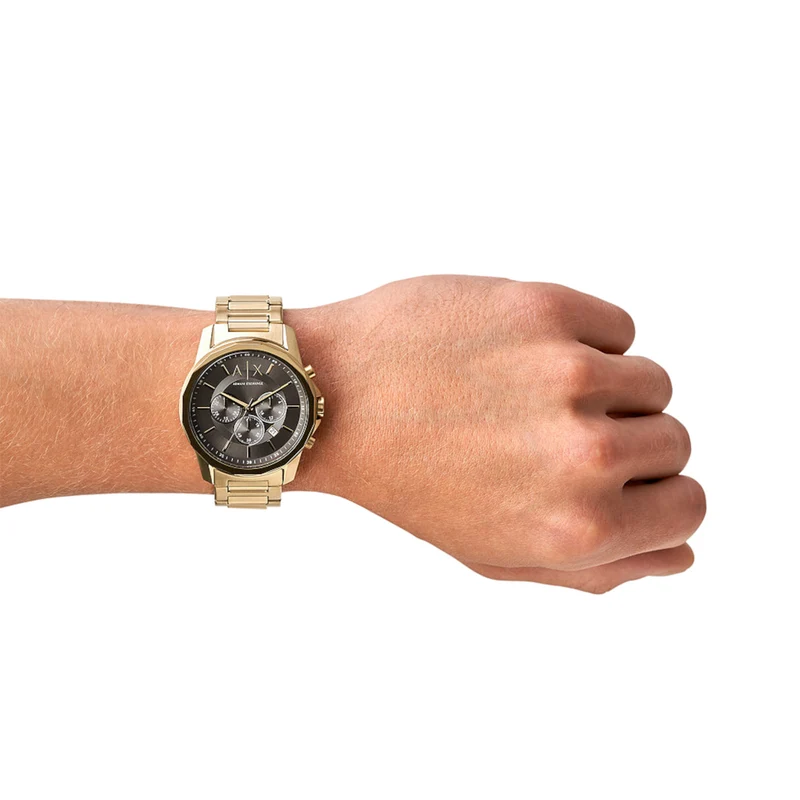 Armani Exchange Hommes Montre Or AX1721