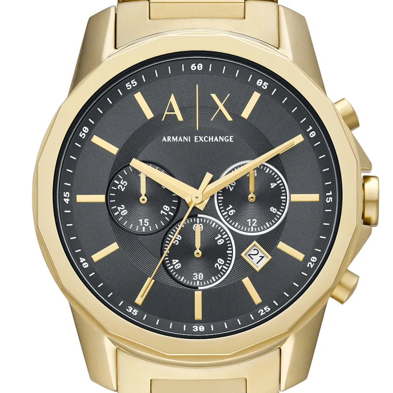 Armani Exchange Hommes Montre Or AX1721