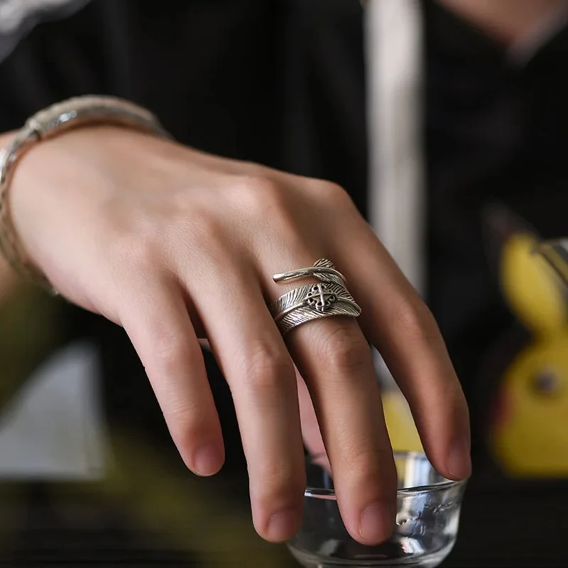 Bague Plume Stone