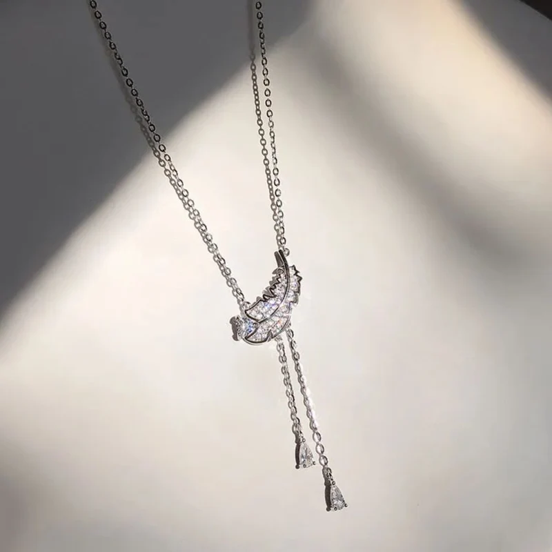 Collier Pendentif Plume