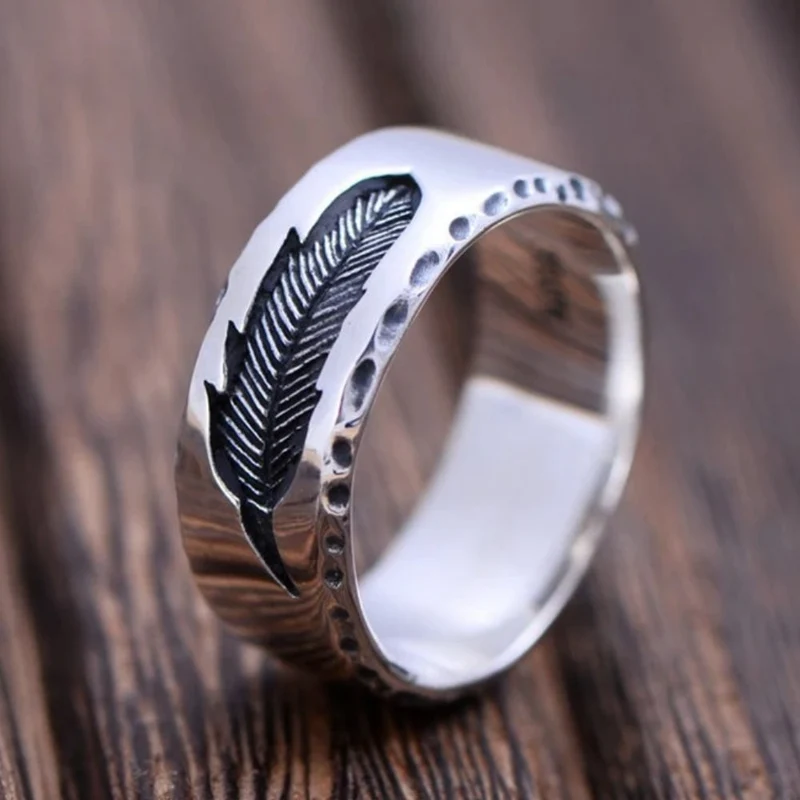 Anneau Plume Homme