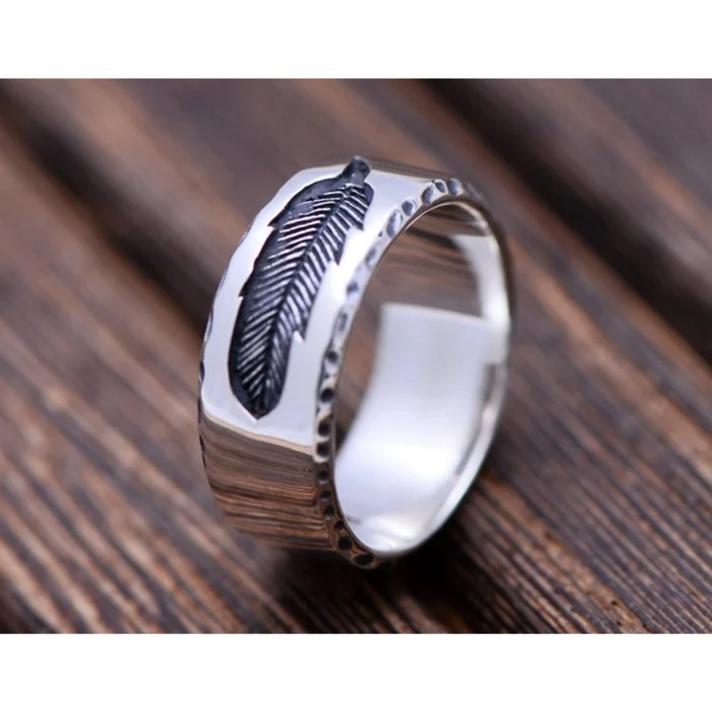 Anneau Plume Homme
