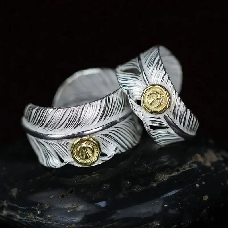 Bague Homme Plume Démon
