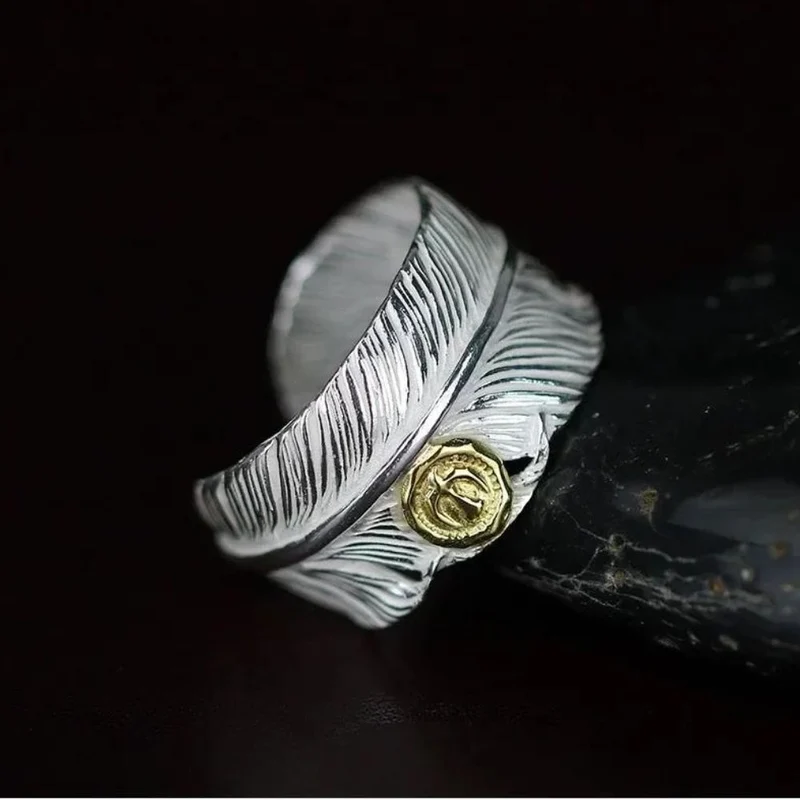 Bague Homme Plume Démon