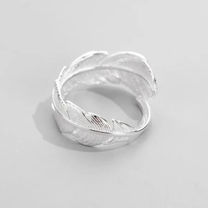 Bague Plume Ajourée