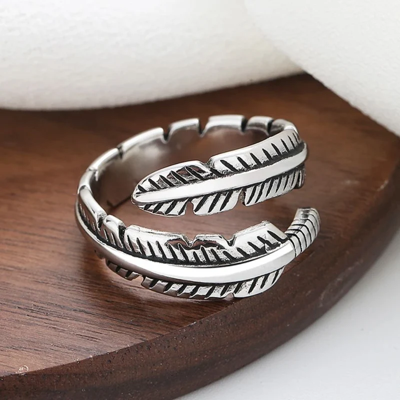 Bague Plume Argent 925
