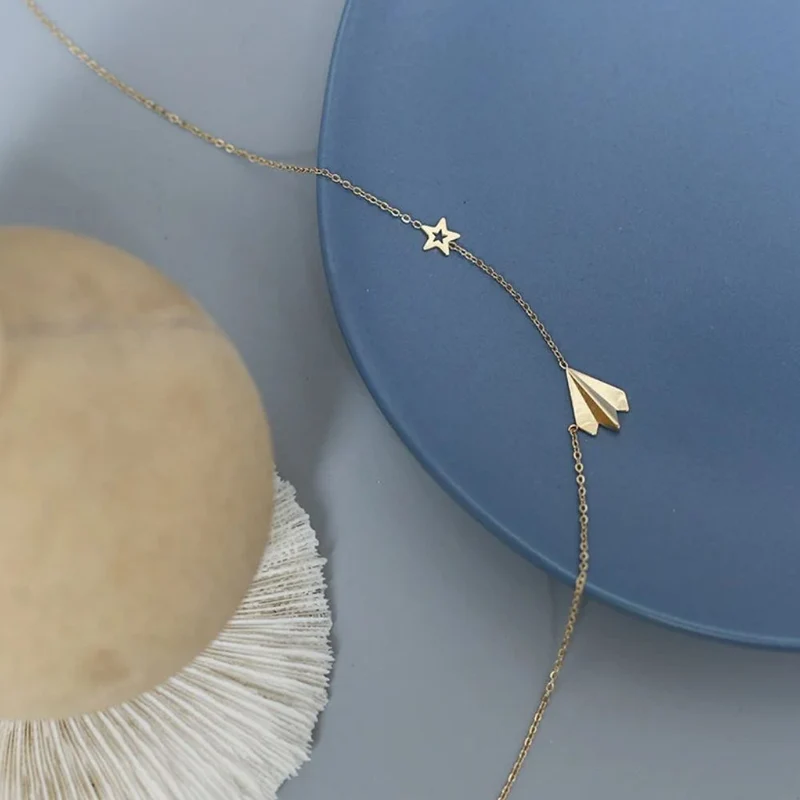 Collier Avion en Papier