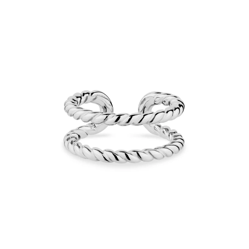 Boucle d'oreille torsadée