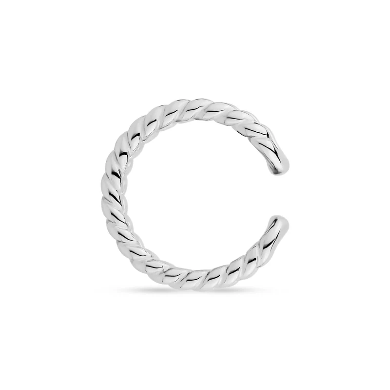 Boucle d'oreille torsadée