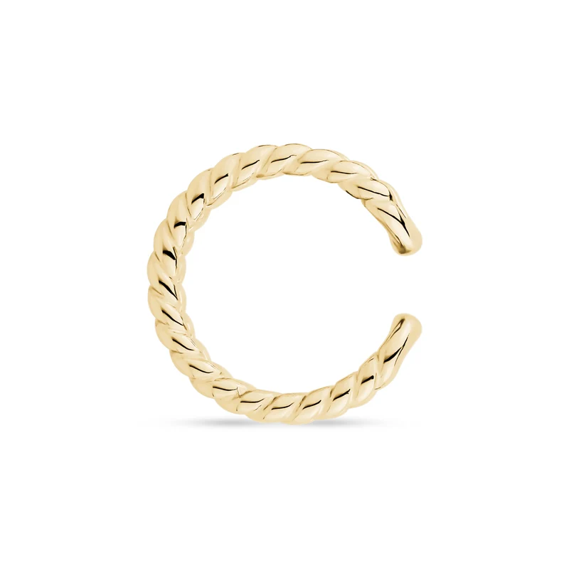 Boucle d'oreille torsadée